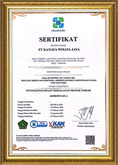 Sertifikat Akreditasi A